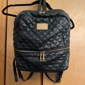 Bebe Black and gold bookbag